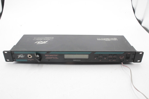 Peavey MIDI Master Programmable MIDI Processor and Patchbay Rack Unit