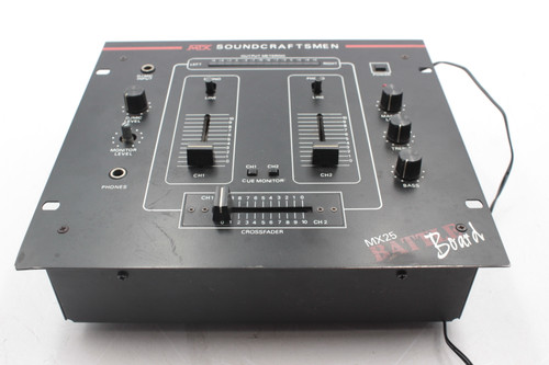 Soundcraftsmen MX25 Battle Board 2-Channel DJ Mixer Vintage Rackmount