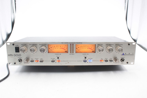 ART MPA Gold Two-Channel Tube Microphone Preamplifier Rackmount