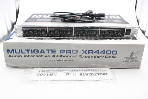 Behringer Multigate Pro XR4400 Audio Interactive 4-Channel Expander/Gate w/box