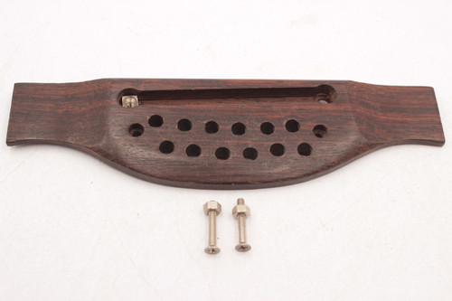 Vintage Matsumoku / Aria / Epiphone 12-String Acoustic Guitar Rosewood Bridge w/ Bolts