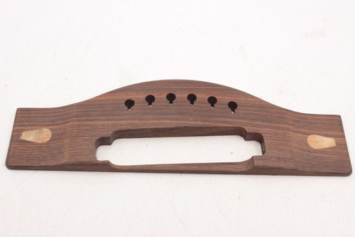 Vintage NOS Rosewood Acoustic Guitar Bridge - Unknown