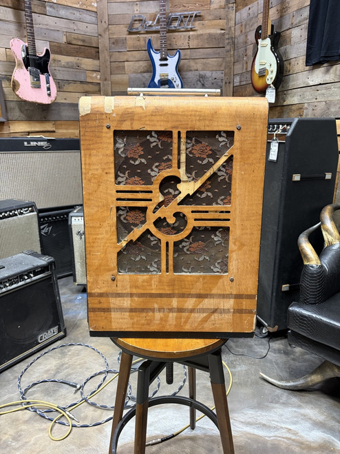 Vintage 1930s Epiphone Electar Zephyr Tube Combo Amp - Floral Grille, Art Deco Cabinet