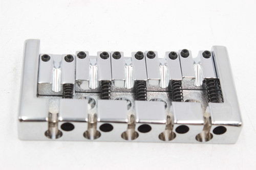 Mighty Mite 5-String High-Mass Bass Guitar Bridge - Chrome, Universal Professional Parts, NOS , no packaging