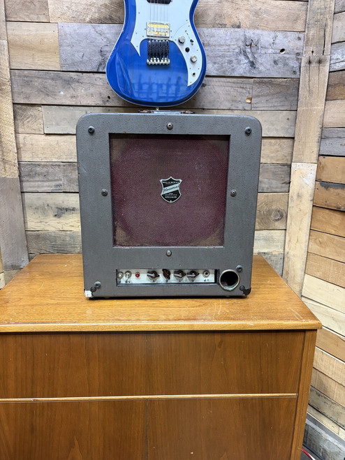 Custom Hand-Wired Tube Guitar Combo Amp - Built in Vintage 1950s Bell & Howell Filmosound Speaker Cabinet, Alnico Zenith Speaker