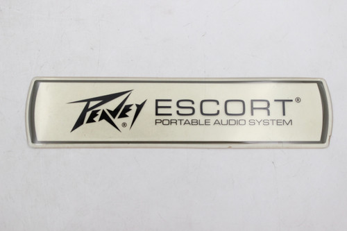Peavey Escort Portable Audio System 6" Logo Badge