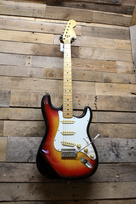 Austin Vintage Fujigen MIJ Big Headstock Maple Fretboard Strat Style Tobacco Burst Electric Guitar