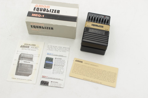 Arion Equalizer MEQ-1 Vintage w/ Box - NOS - Guitar Effects EQ Pedal