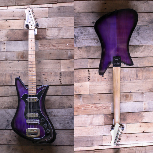 DeMont Purple Burst USA Made Goldfinch Electric Guitar ! SN#00073 w/ Gig Bag