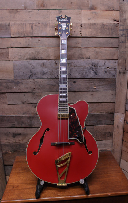 D'Angelico DLX EXL1 Matte Cherry Limited Edition Jazz Guitar w/ OHSC