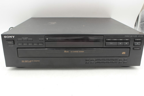 SONY CDP-C365 Stereo Compact Disc Multi 5 CD Player Changer No Remote TESTED