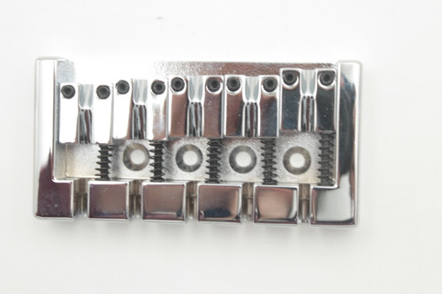 Washburn Custom Shop High Mass Chrome 5 String Bass Bridge - NOS
