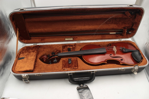 Andreas Hornsteiner Glaesel 1985 V1-37E German Violin w/ (2) Bows & Case 4/4