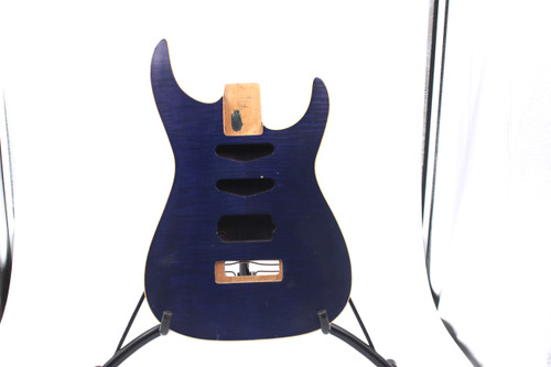 NOS Westone Super Strat Style Guitar Body - blue flame top