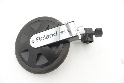 Roland PD-8 Dual Trigger Electronic Drum Pad w/ mount