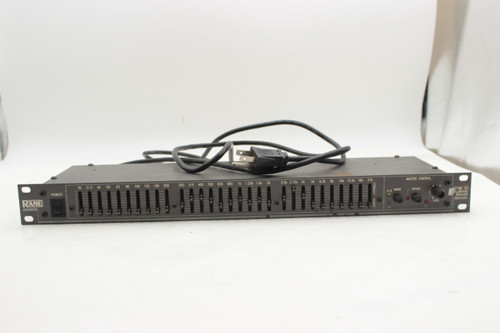 Vintage Rane Rack Mount me30 micro Graphic Equalizer Eq