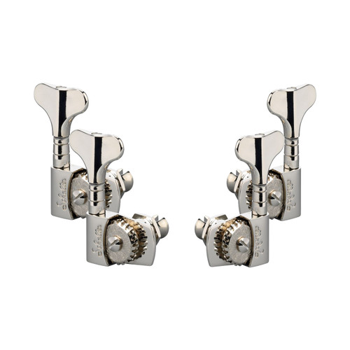 Schaller German Nickel M4S Light Splitted Bass Machine Head Tuners 2x2 (2L+2R)