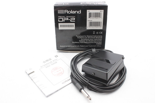 Roland DP-2 Momentary Footswitch & Keyboard Damper Pedal NOS