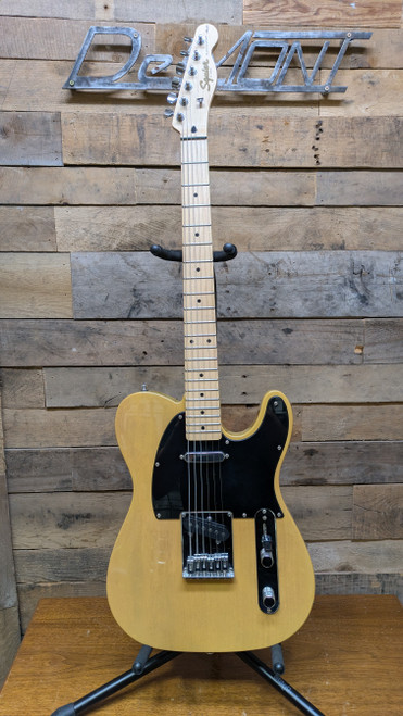 Squier Affinity Telecaster Black Pickguard, Butterscotch Blonde