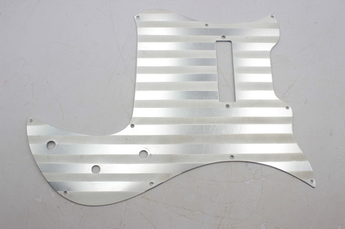 Teisco Tulip MIJ Vintage Striped Metal Electric Guitar Pickguard