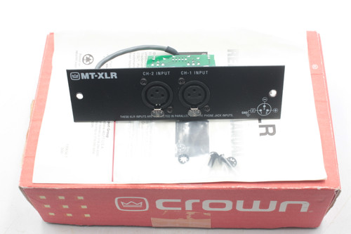 CROWN MT-XLR INPUT PANEL