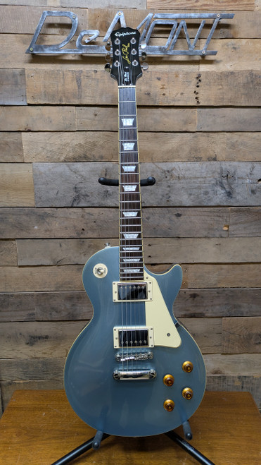 2015 Epiphone Les Paul Standard Pelham Blue Electric Guitar