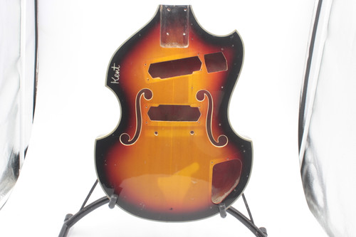 Vintage MIJ Kent 834 Violin Shaped Electric Guitar Body