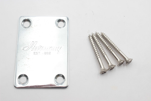 Harmony Vintage 804 / 802 Electric Guitar Neck Plate + screws