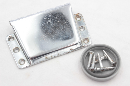 Vintage MIJ Conrad Clam Shell Hooke Tailpiece w/ Screws