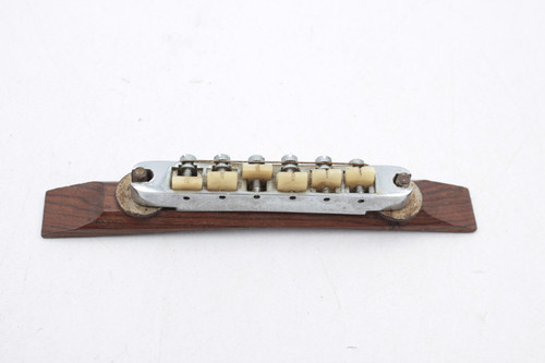 Vintage HTF Nylon Saddle Archtop Floating Guitar Bridge MIJ