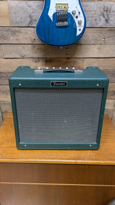 Fender Limited Edition Blues Junior IV, Celestion C12, Racing Green Guitar Tube Amp
