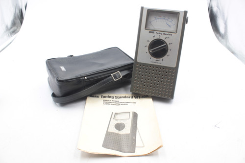 Vintage KORG CHROMATIC TUNER - MODEL WT-10A w/ case & Paper