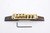 Gold Tune-o-Matic Archtop Acoustic Guitar Bridge with Radiused Base