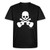 Ukulele Threads Skull & Crossbones Graphic T-Shirt - Black Gildan Heavy Cotton, Size L