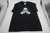 Ukulele Threads Skull & Crossbones Graphic T-Shirt - Black Gildan Heavy Cotton, Size L