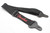 Fender 2" Black Poly Webbing Guitar Strap - Embroidered Red Script Logo, Leather Ends