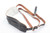 Vintage 1960s Bobby Lee Skinny Leather Guitar Strap - Faux Shearling Pad, Made in USA NOS
