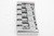 Mighty Mite 5-String High-Mass Bass Guitar Bridge - Chrome, Universal Professional Parts, NOS , no packaging
