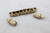 Gold Tune-O-Matic LP Style Guitar Bridge w/ posts - New