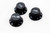 Strat Style Black Guitar Knob Set Volume/Tone/Tone (3) pieces