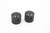 (2) Black Guitar Dome Knob w/ Set Screw