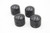 (4) Black Guitar Dome Knob w/ Set Screw