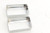 (2) Set of Open Faced Chrome Guitar Humbucker Pickup Covers