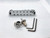 Tune O Matic Roller Saddle Guitar Bridge - Chrome