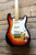 Austin Vintage Fujigen MIJ Big Headstock Maple Fretboard Strat Style Tobacco Burst Electric Guitar