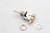 3-way Guitar Toggle Switch for LP - Chrome w/ White Tip