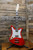 Goldfinch-Hollywood Painted Lady Cardinal Red Left handed Electric Guitar