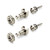 Genuine Schaller Nickel S-Lock M Guitar Strap Locks Pair/Set, Made in Germany