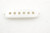 Strat Style White Single Coil Pickup Cover 48mm