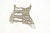 Snake Skin Print SSS Strat Style 3-Ply Guitar Pickguard 8-screw